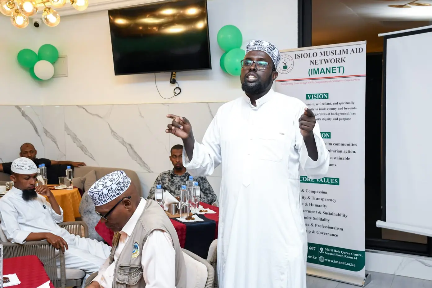 Honouring Our Partners, Volunteers, and Supporters”, was organized as a heartfelt gesture of gratitude to acknowledge those who have selflessly contributed to IMANET’s initiatives in the areas of humanitarian relief, youth empowerment, Islamic awareness, education, and social protection.
